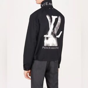 Peace and Love Black Jacket